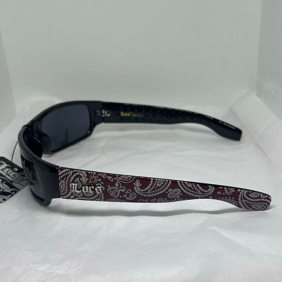 Locs Rectangle Bandanna Sunglasses – Model LOC9003-BDNA - Picture 2 of 3